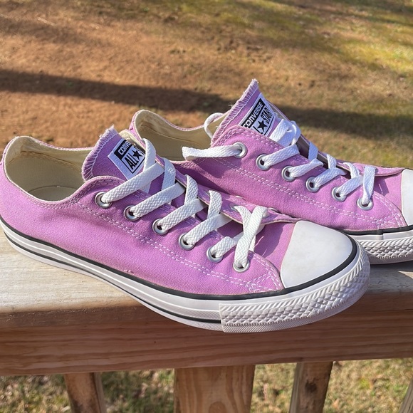 Converse Purple Low-Top Sneakers - Picture 7 of 11